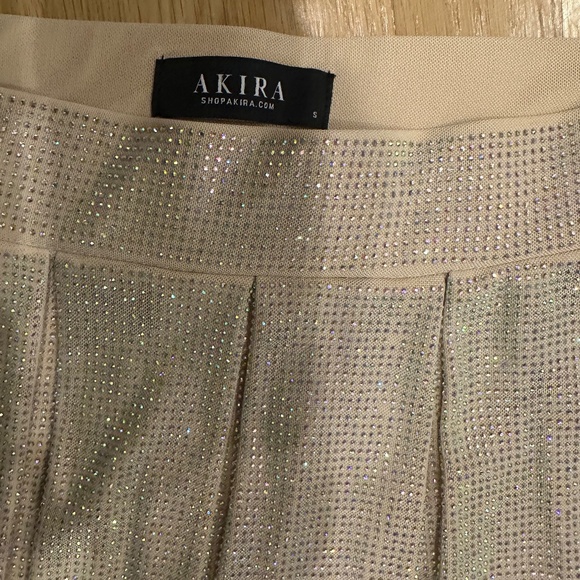 Rhinestone crop top and matching skort - Picture 2 of 5